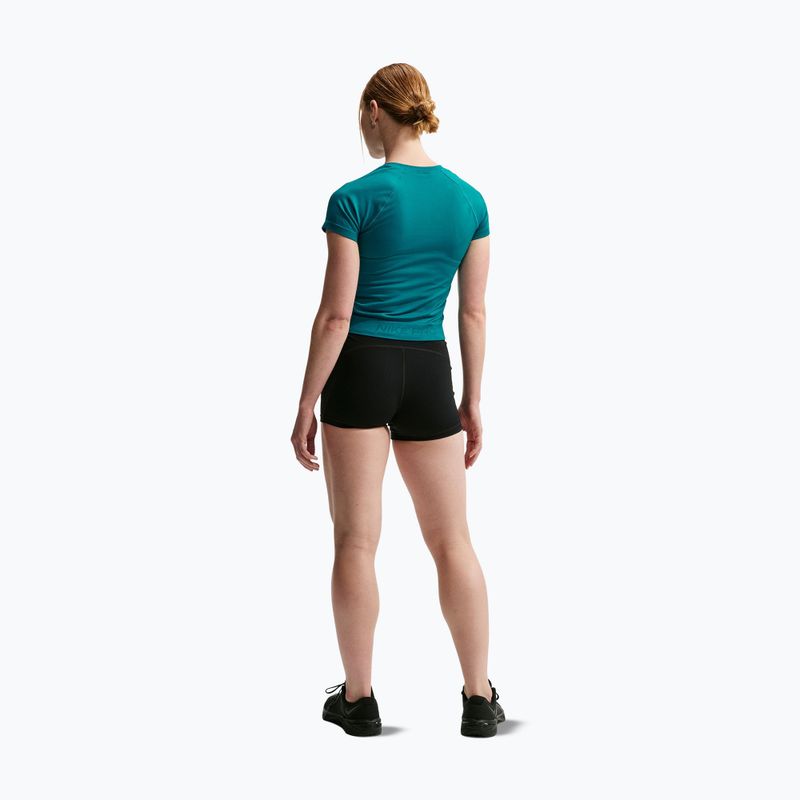 Dámske tréningové tričko Nike Pro Seamless Dri-Fit SS bright spruce 3
