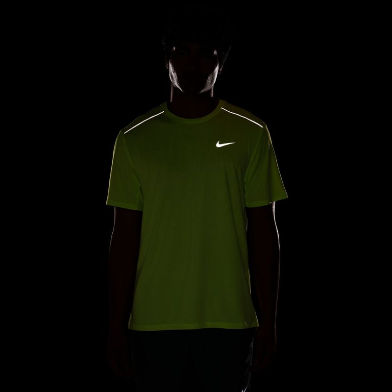 Pánske bežecké tričko Nike Miler Dri-Fit UV light lemon twist 4