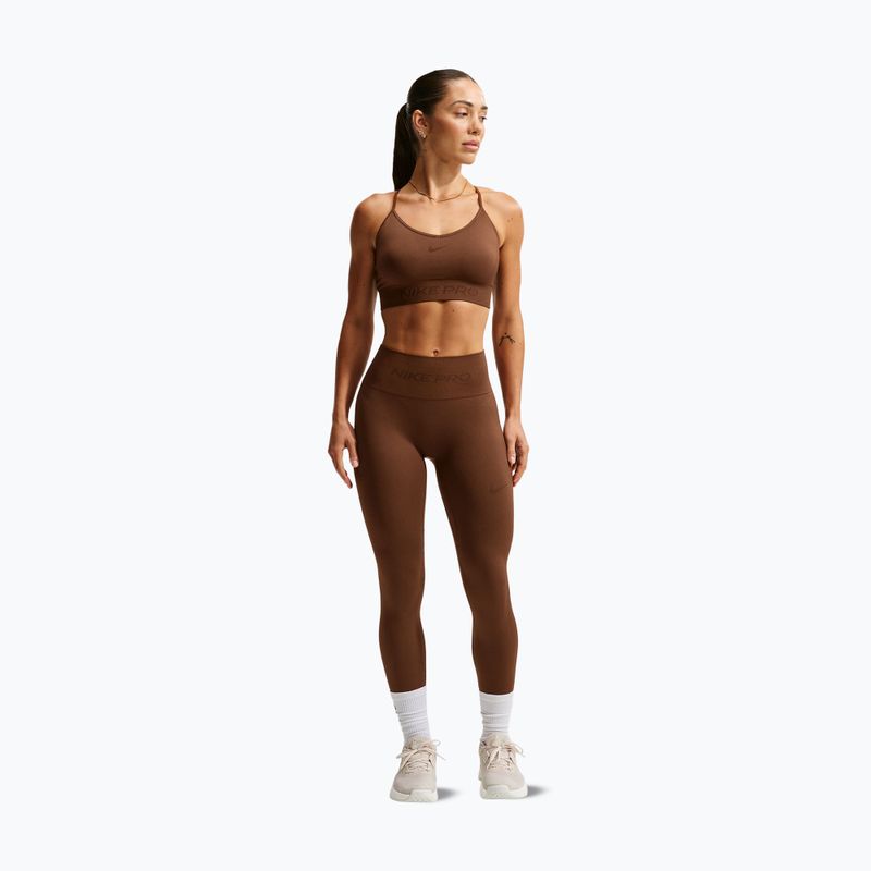 Dámske legíny Nike Pro Seamless High-Waisted 7/8 cacao wow 2