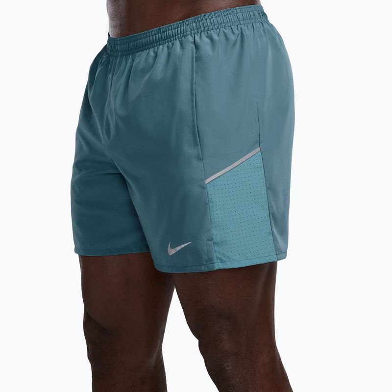 Pánske bežecké šortky Nike Miler Dri-Fit 2in1 5" IF2044 smokey blue/cerulean 3