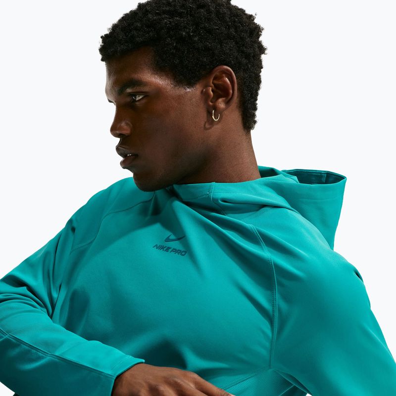 Pánska tréningová mikina Nike Pro energy/bright spruce 5