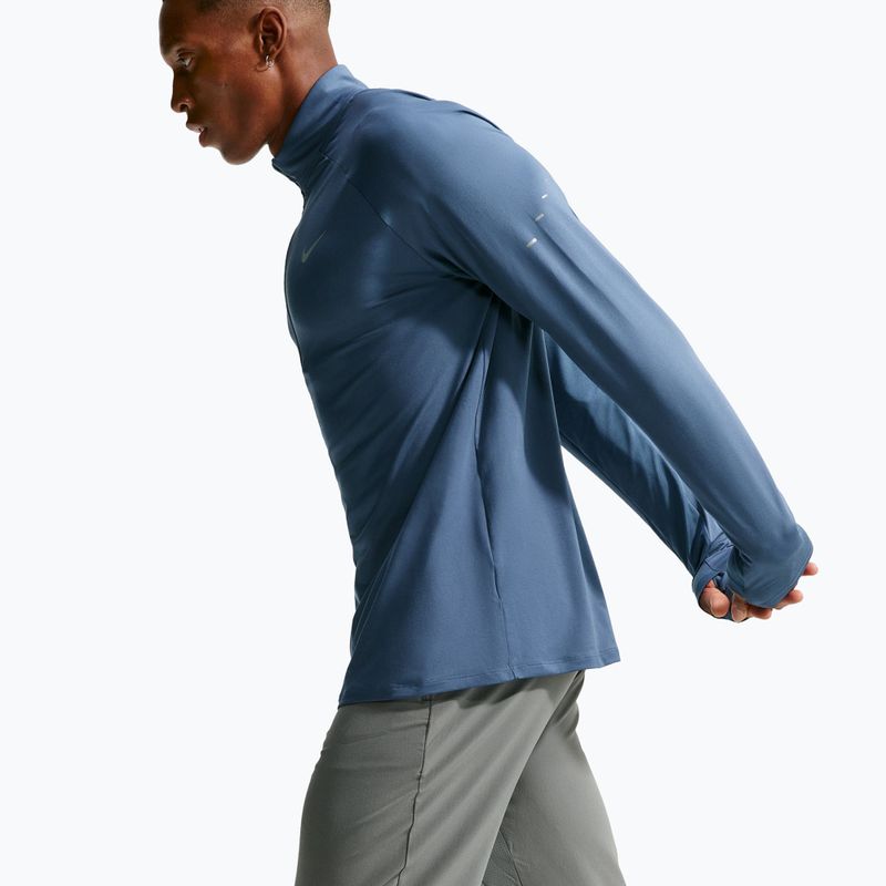 Pánska bežecká mikina Nike Stride 1/4 Zip Dri-Fit new slate 5
