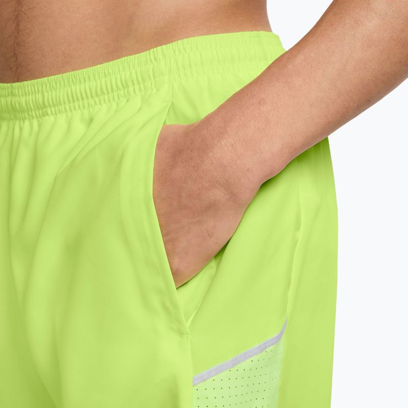 Pánske šortky Nike Miler Dri-Fit Brief Lined 5" light lemon twist 4