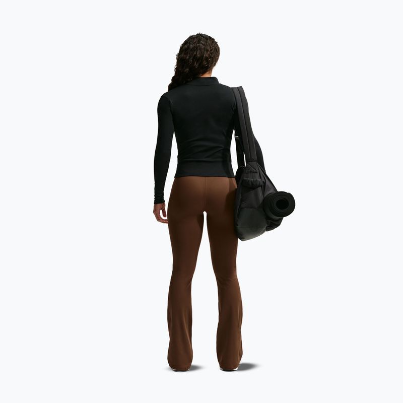 Dámske legíny Nike One High Waisted Flared cacao wow/white 3