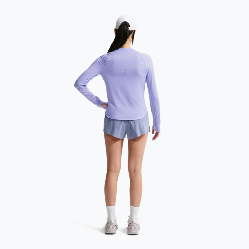 Dámske bežecké tričko longsleeve Nike Swift Dri-FIT UV LS purple pulse 3