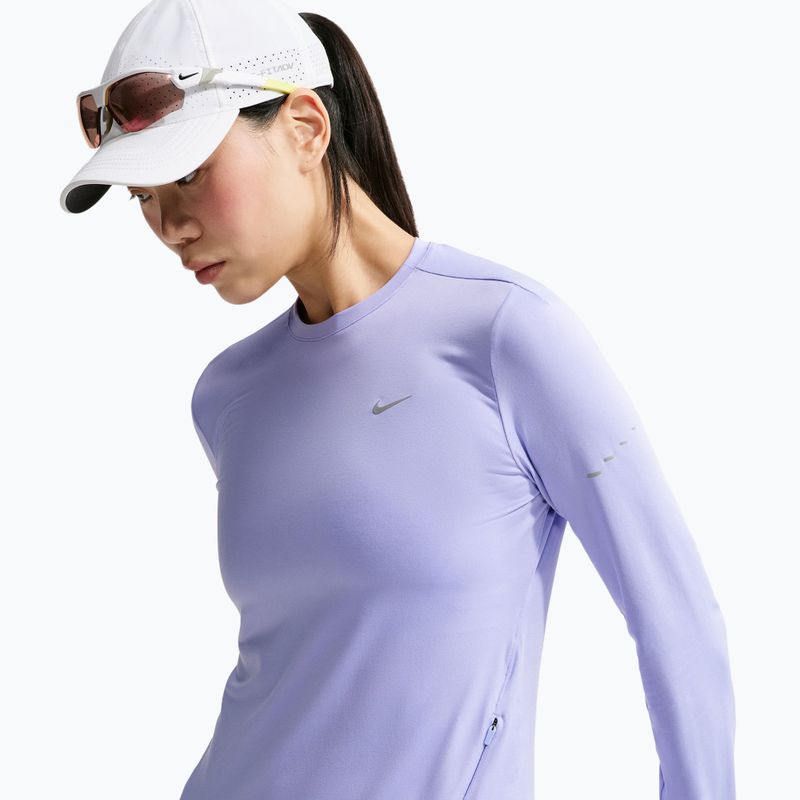 Dámske bežecké tričko longsleeve Nike Swift Dri-FIT UV LS purple pulse 5