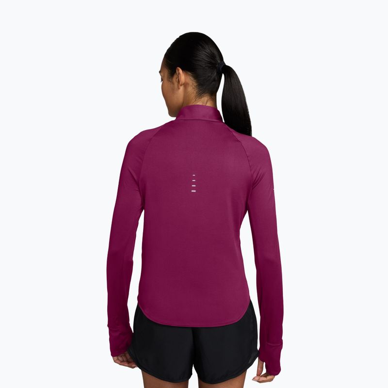 Dámska bežecká mikina Nike Swift Dri-FIT UV 1/4-Zip true berry 2