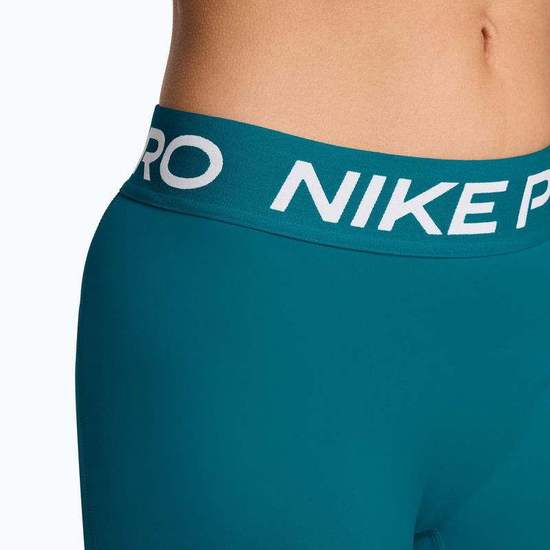 Dámske šortky Nike Pro 365 bright spruce/white 4