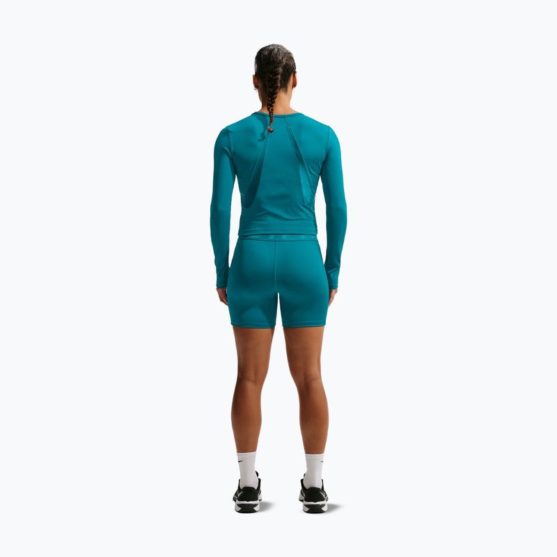 Dámske tréningové tričko longsleeve Nike Pro Sculpt bright spruce/bright spruce 3