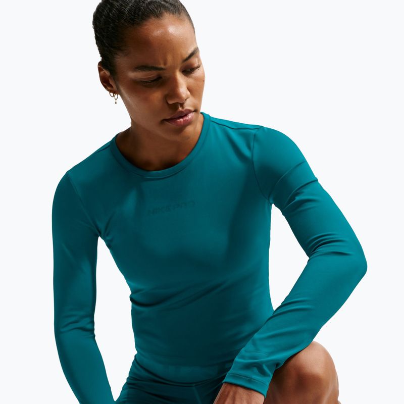Dámske tréningové tričko longsleeve Nike Pro Sculpt bright spruce/bright spruce 4