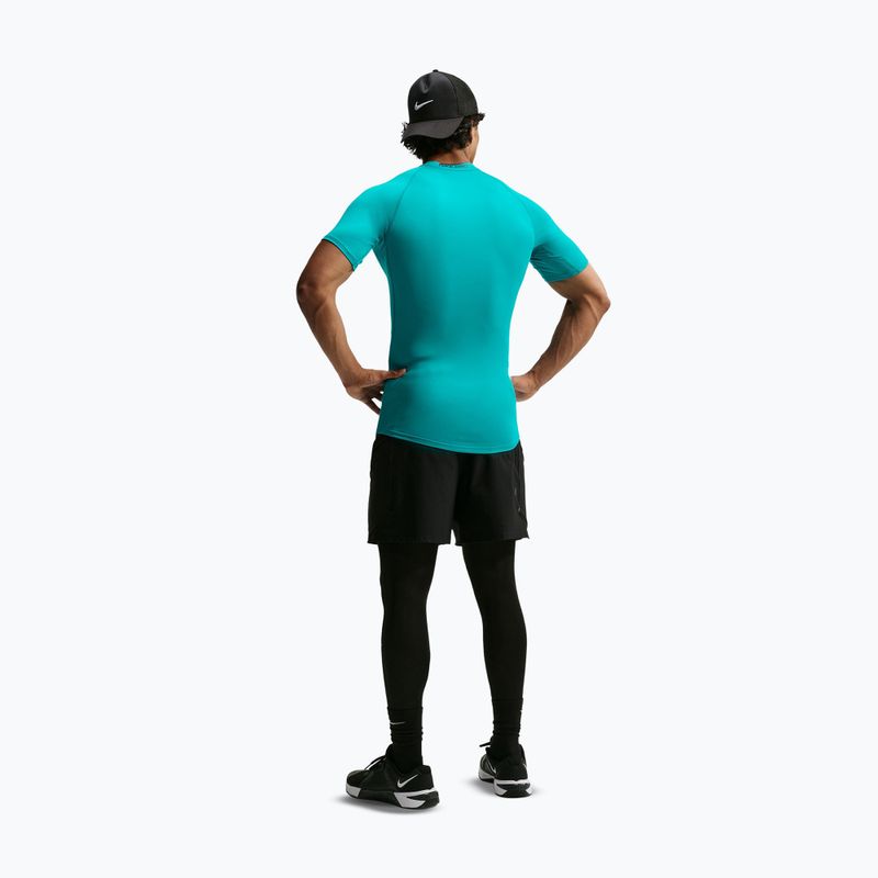 Pánske tréningové tričko Nike Pro Dri-Fit Tight SS Fitness energy/black 3