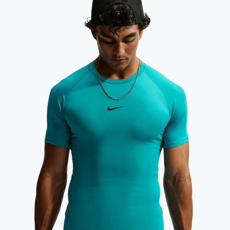 Pánske tréningové tričko Nike Pro Dri-Fit Tight SS Fitness energy/black 4