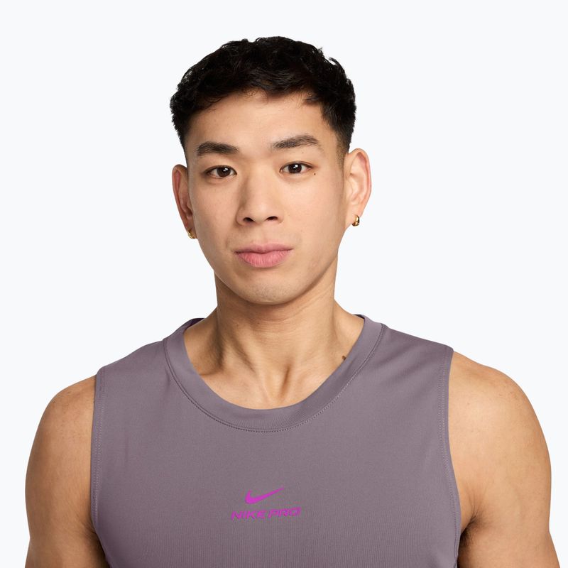 Pánske tréningové tričko Nike Pro Training Dri-Fit purple smoke/vivid purple 3