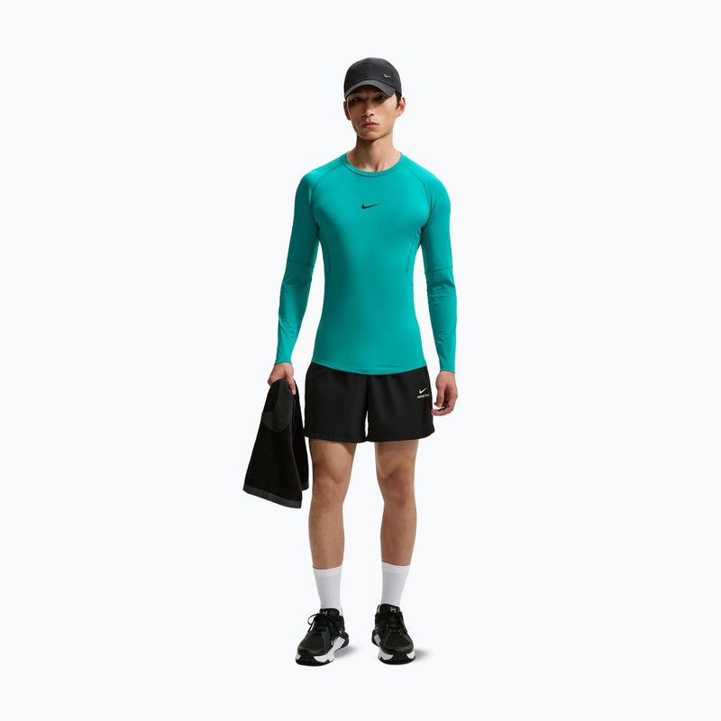 Pánske tréningové tričko longsleeve Nike Pro Dri-Fit Tight Fitness energy/black 2