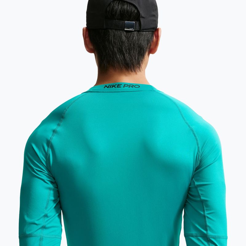 Pánske tréningové tričko longsleeve Nike Pro Dri-Fit Tight Fitness energy/black 5