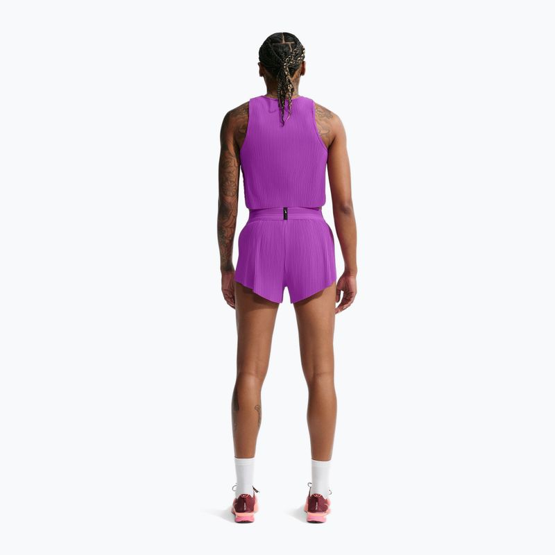 Dámske bežecké šortky Nike AeroSwift Dri-Fit ADV Mid-Rise 3" vivid purple/purple pulse 3