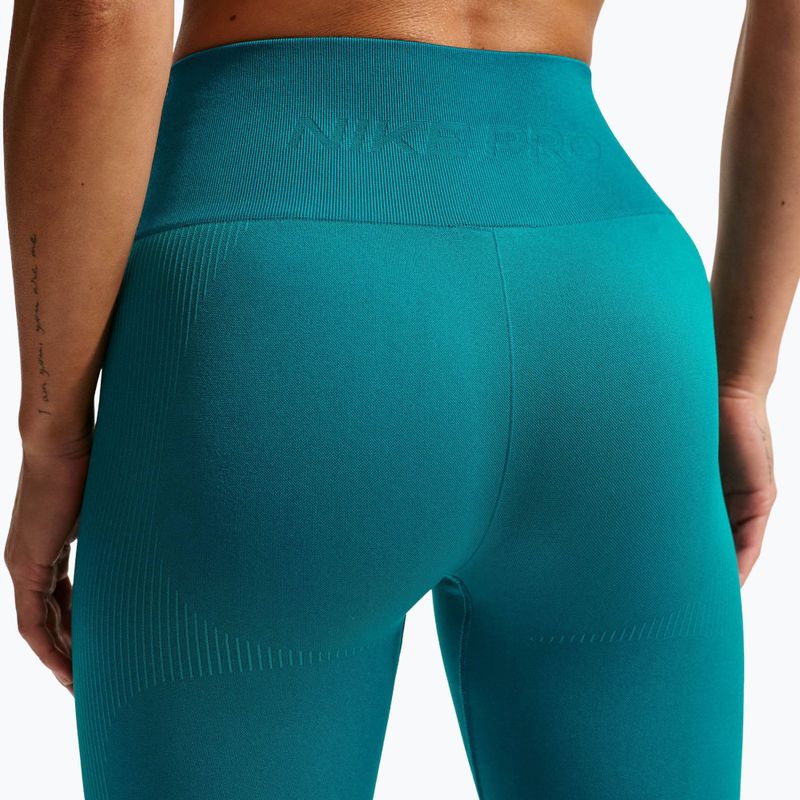 Dámske legíny Nike Pro Seamless High-Waisted 7/8 bright spruce 6