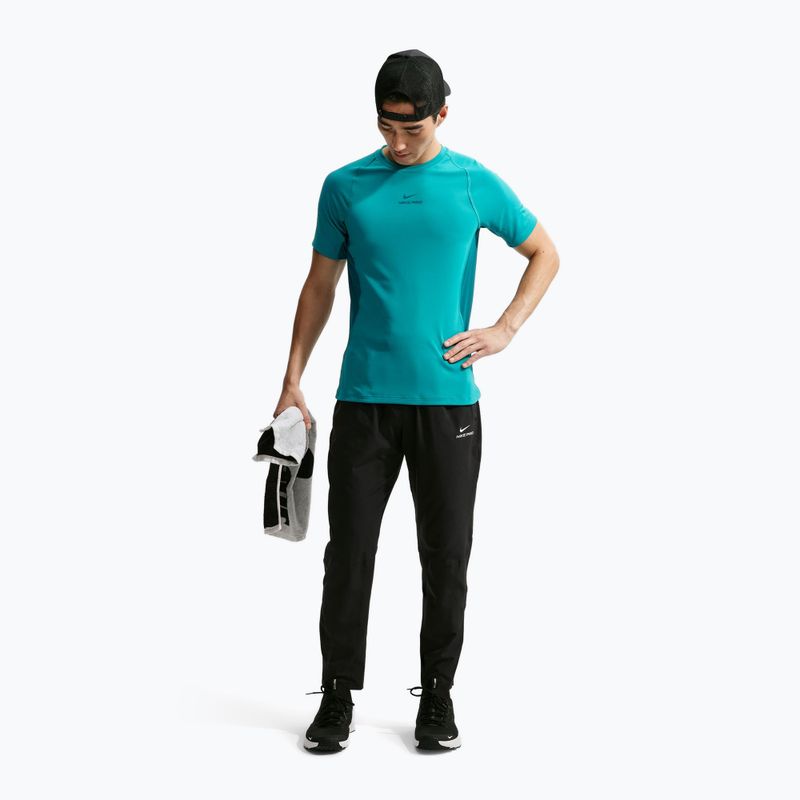 Pánske tréningové tričko Nike Pro Training Dri-Fit energy/bright spruce/bright spruce 2
