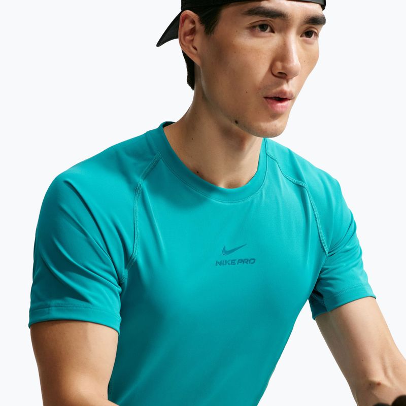 Pánske tréningové tričko Nike Pro Training Dri-Fit energy/bright spruce/bright spruce 4