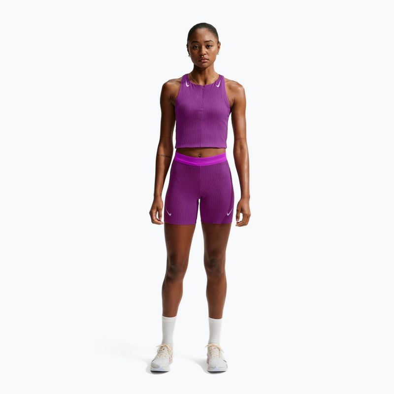Dámske bežecké tričko Nike AeroSwift vivid purple/purple pulse 2