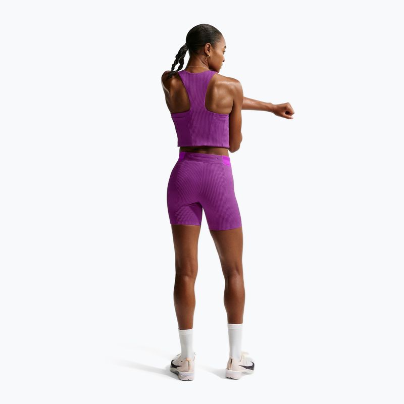 Dámske bežecké tričko Nike AeroSwift vivid purple/purple pulse 3