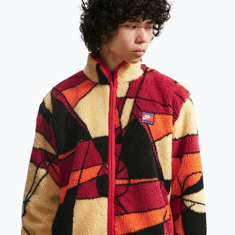 Pánska bunda Nike Club Winterized Full-Zip university red/soft yellow/black 4
