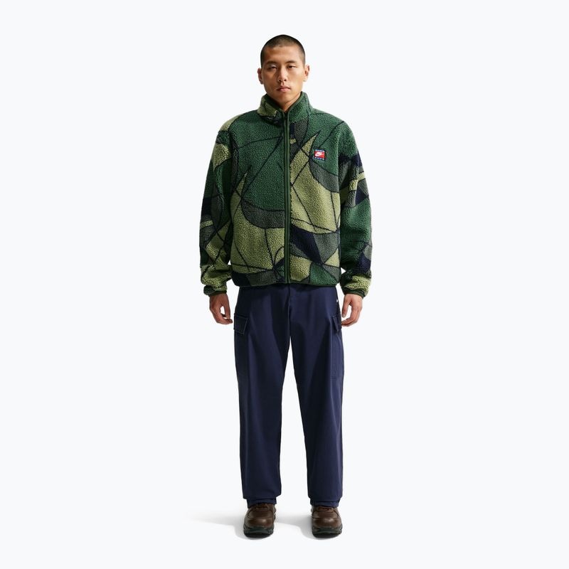Pánska bunda Nike Club Winterized Full-Zip fir/light smoke grey 2