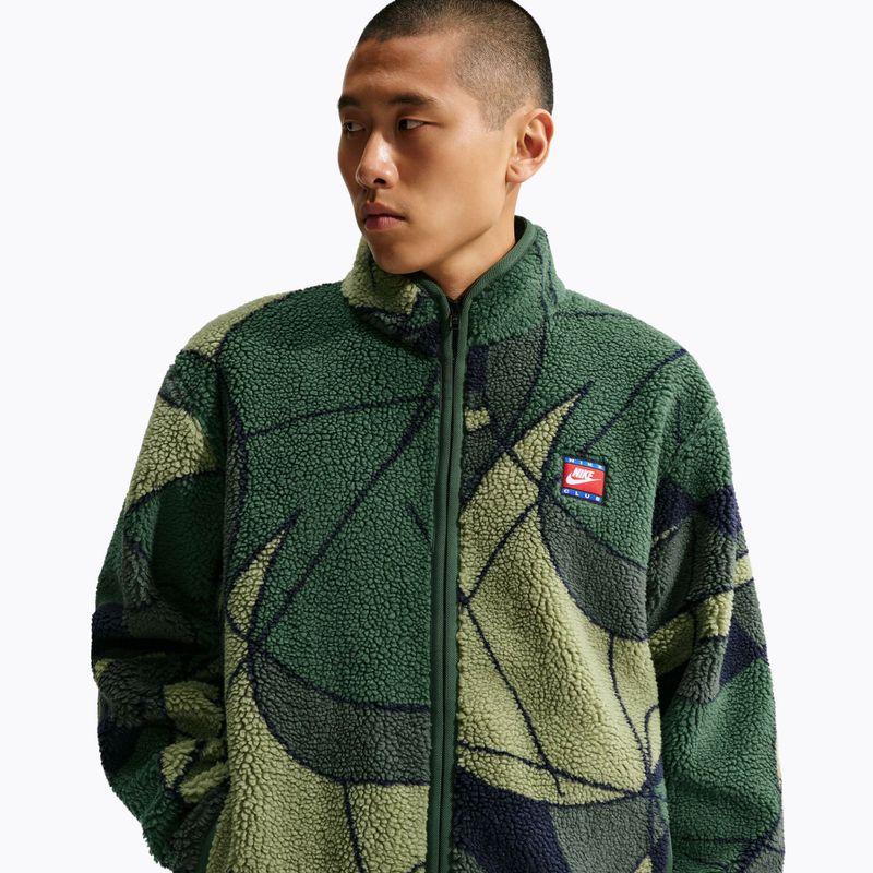 Pánska bunda Nike Club Winterized Full-Zip fir/light smoke grey 4