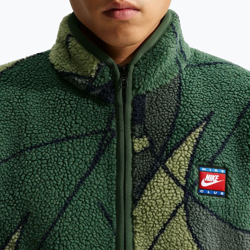 Pánska bunda Nike Club Winterized Full-Zip fir/light smoke grey 5