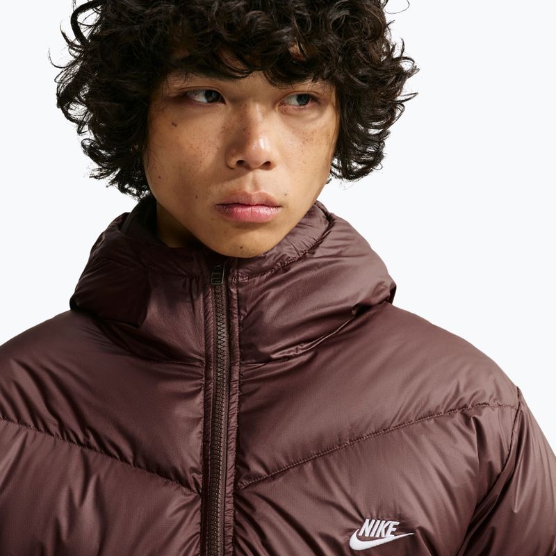 Pánska páperová bunda Nike Windrunner light chocolate/light chocolate/white 6
