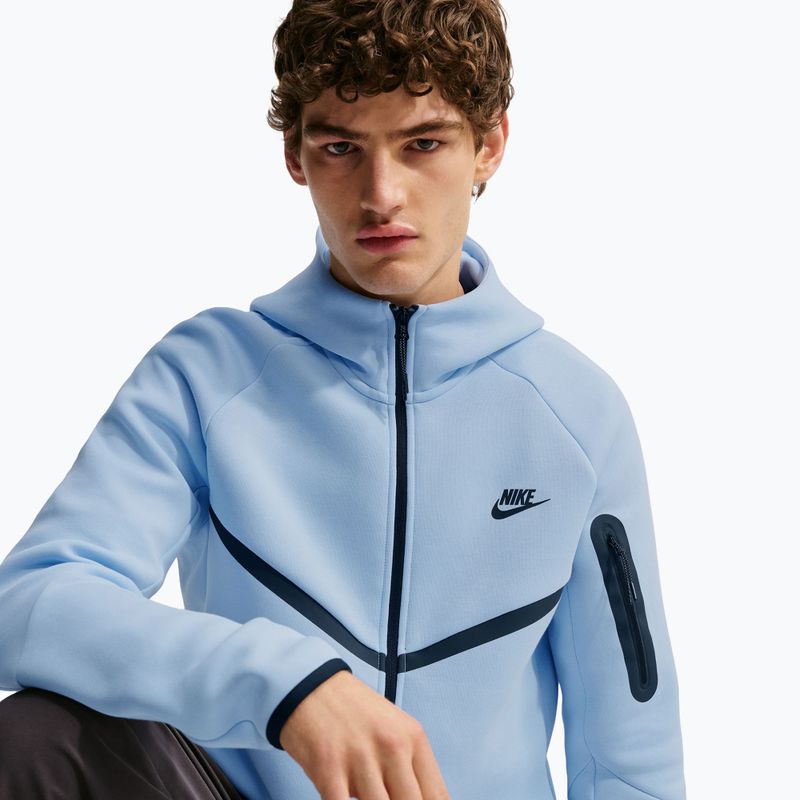 Pánska mikina Nike Tech Windrunner Full Zip ice blue/black 4