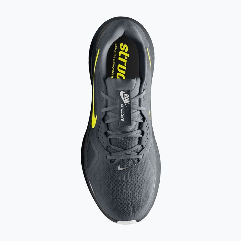 Pánske bežecké topánky Nike Structure 26 Cool Grey/Dark Smoke Grey/Lemon Venom 2