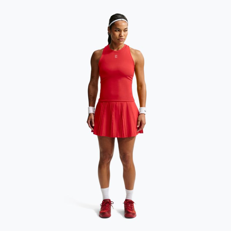 Detské tenisové tričko Nike Court Advantage university red/white 2