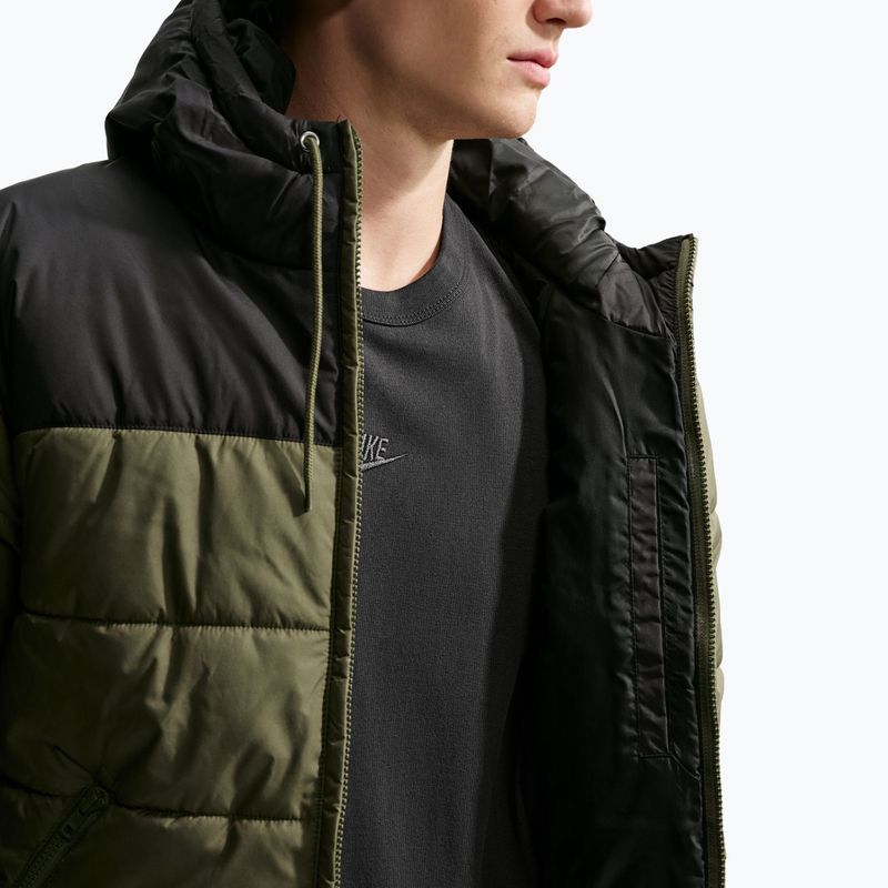 Pánska zateplená bunda Nike Sportswear PrimaLoft® medium olive/black/white 7
