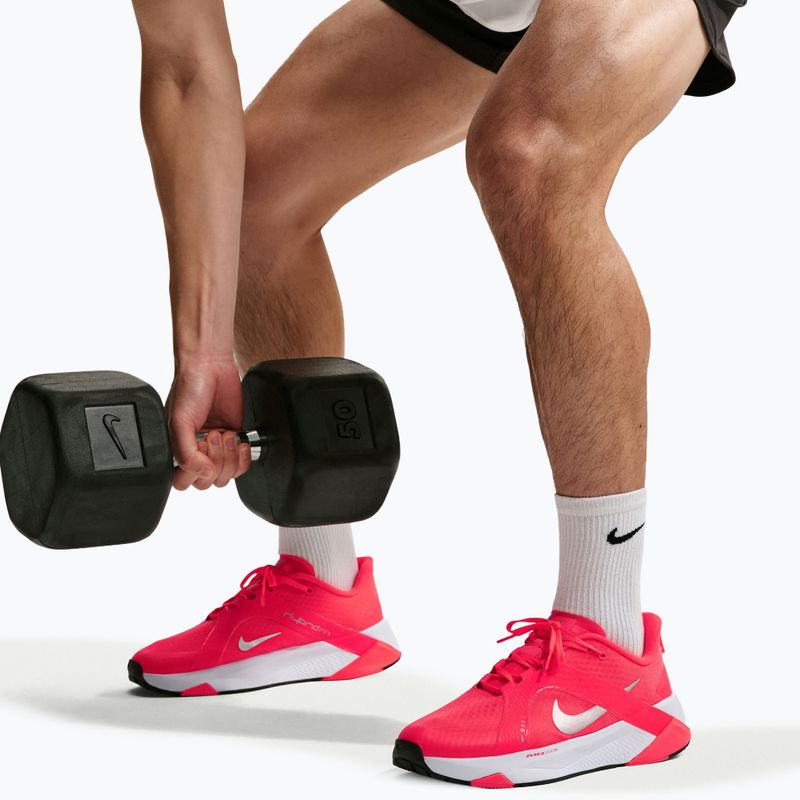 Pánske tréningové topánky Nike Hybrid RN laser crimson/metallic silver 7