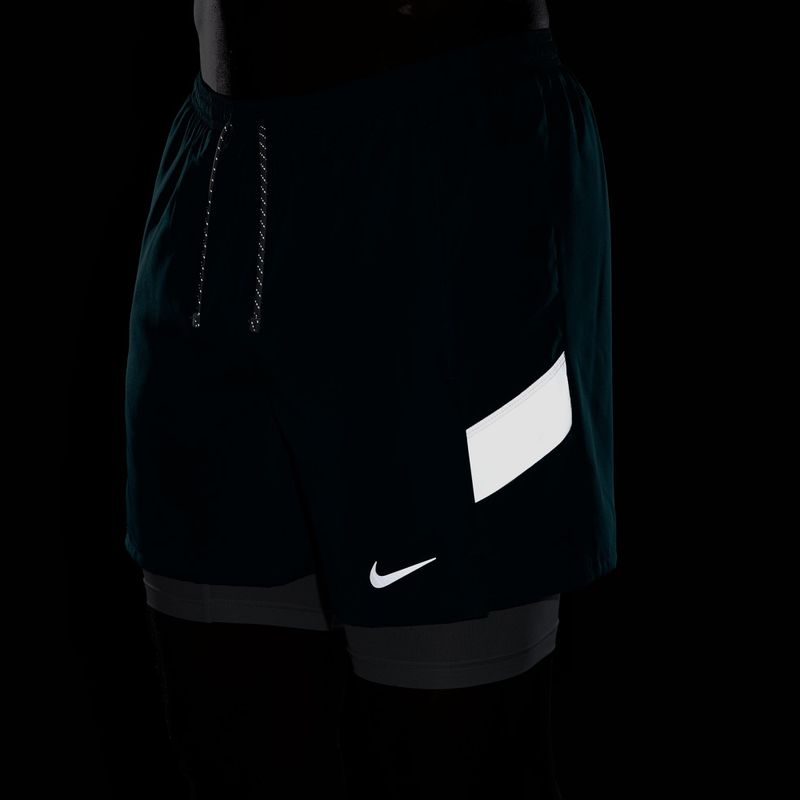 Pánske bežecké šortky Nike Miler Dri-Fit 2in1 5" bright spruce 5