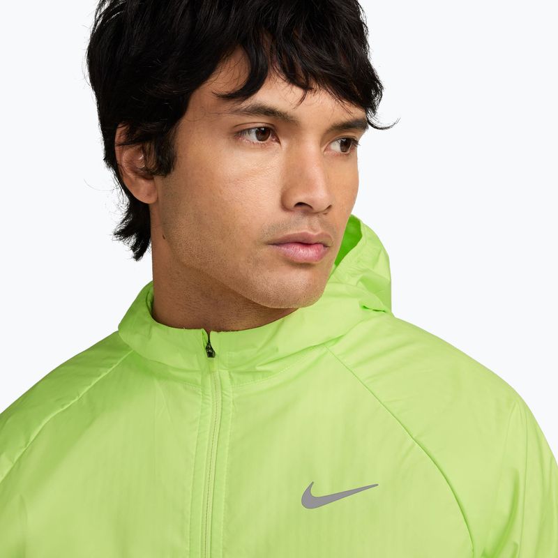 Pánska bežecká bunda Nike Miler Therma-Fit Repel Winterized light lemon twist/black 3