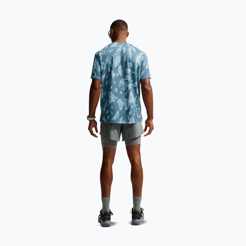 Pánske bežecké tričko Nike Miler Dri-Fit UV smokey blue 3