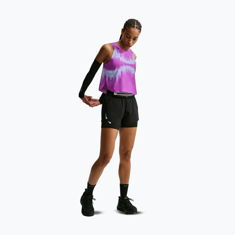 Dámske bežecké tričko Nike AeroSwift vivid purple/purple dynasty 2