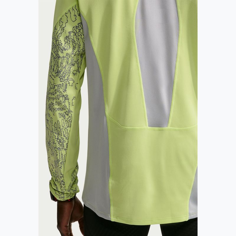 Pánske bežecké tričko longsleeve Nike Stride light lemon twist/grey fog 6