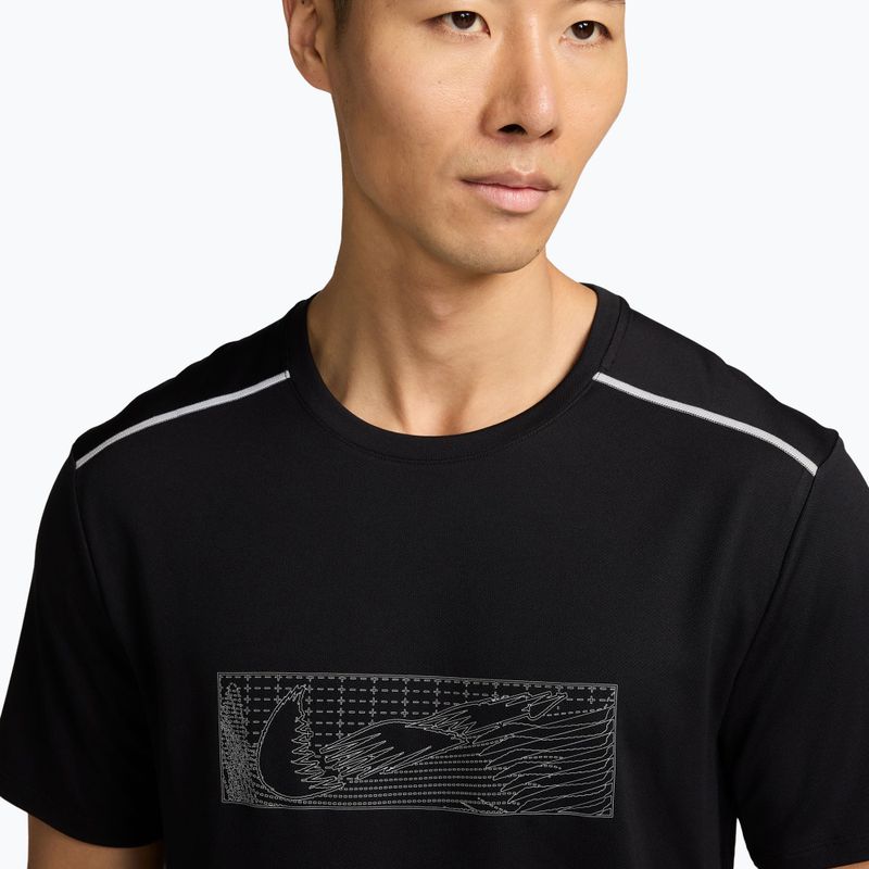 Pánske bežecké tričko Nike Miler black 3