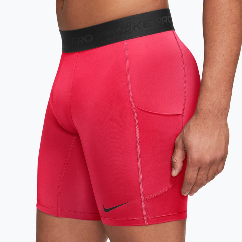 Pánske tréninkové šortky Nike Pro Dri-Fit Fitness Long laser crimson/black 3