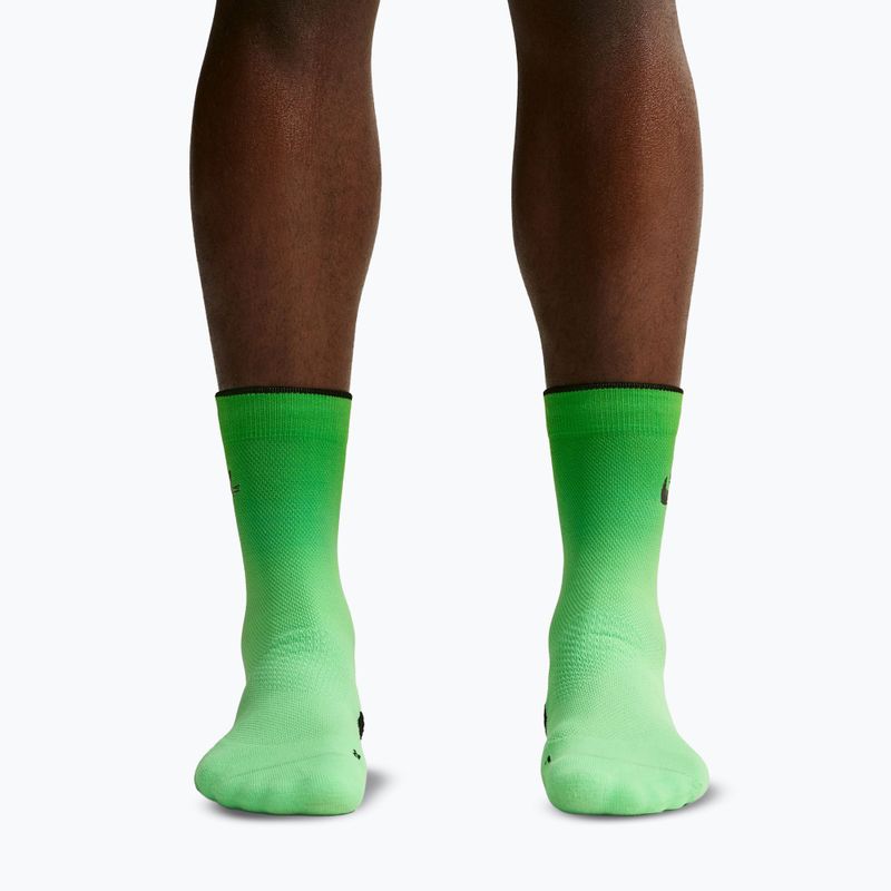 Ponožky Nike Run Midweight illusion green/black 4