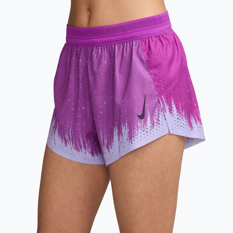 Dámske bežecké šortky Nike AeroSwift vivid purple/purple dynasty 3