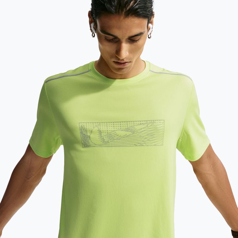 Pánske bežecké tričko Nike Miler light lemon twist 4
