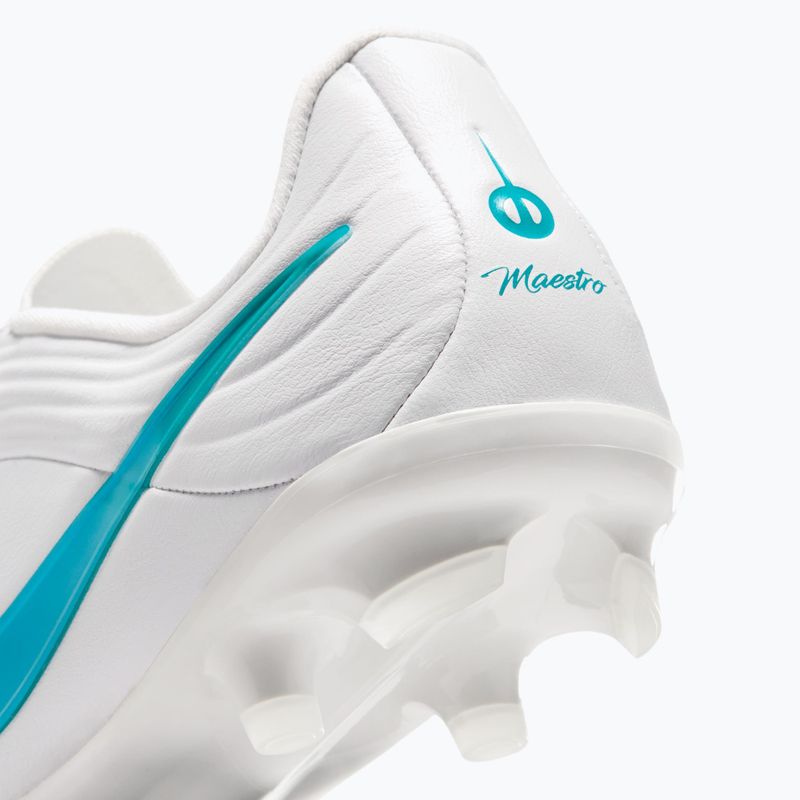 Detské kopačky Nike Tiempo Maestro Academy Jr FG/MG white/white/dusty cactus 7