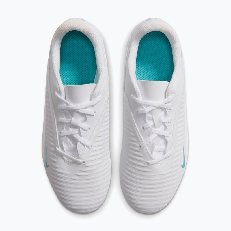 Detské kopačky Nike Phantom 6 Low Club Jr MG white/white/dusty cactus 3