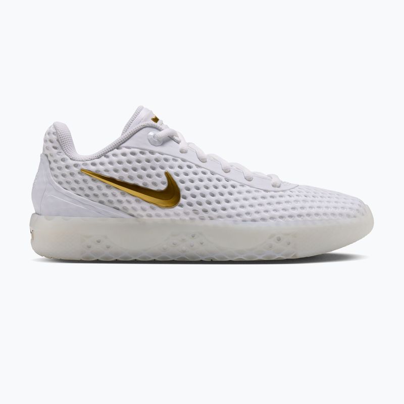 Pánske basketbalové topánky Nike LeBron Witness X white/white/photon dust/metallic gold