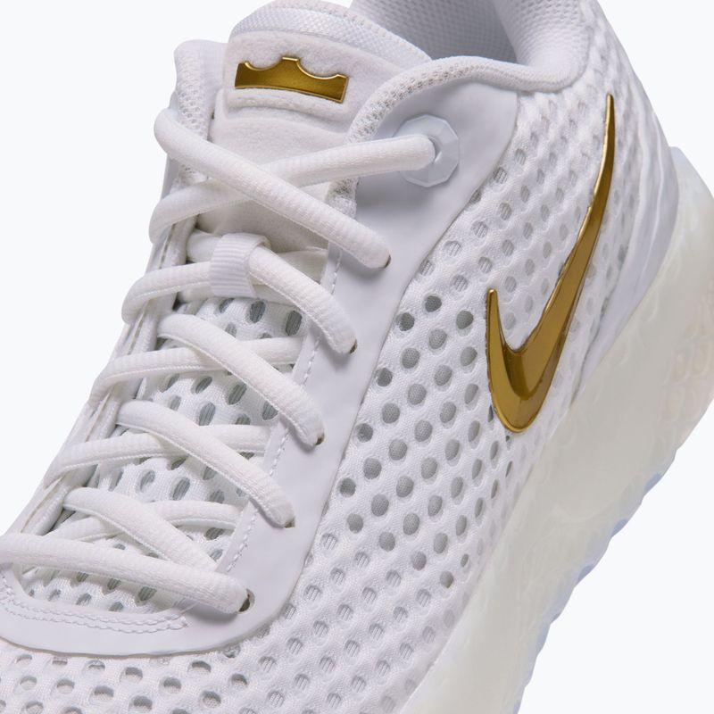 Pánske basketbalové topánky Nike LeBron Witness X white/white/photon dust/metallic gold 4