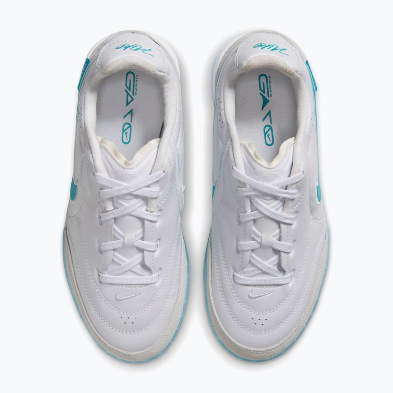 Detské kopačky Nike Tiempo Streetgato Jr white/white/dusty cactus 3